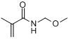 N-甲氧基甲基-2-甲基-2-丙烯酰胺分子式结构图
