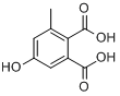 β-椰油酸;5-羟基-3-甲基-1,2-苯二甲酸(β)分子式结构图