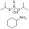 环己胺与O,O-二异丙基氢二硫代磷酸酯的化合物(1：1)分子式结构图