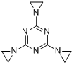 2,4,6-三亚乙基亚胺-1,3,5-三嗪;三亚安三嗪;不孕津分子式结构图