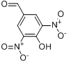 4-羟基-3,5-二硝基苯甲醛分子式结构图