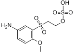 4-氨基苯甲醚-2-?-羟乙基砜基硫酸酯分子式结构图