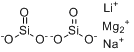 硅酸锂镁钠盐分子式结构图
