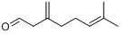7-甲基-3-亚甲基-6-辛烯醛分子式结构图