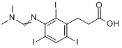 碘泊酸;胆影脒分子式结构图