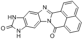 C.I.颜料黄192;10,12-二氢-7H,11H-苯并[DE]咪唑[4',5'：5,6]苯并咪唑[2,1-A]异喹啉-7,11-二酮分子式结构图