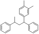 4-(1,3-二苯丁基)-1,2-二甲苯分子式结构图