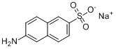 6-氨基-2-萘磺酸单钠盐分子式结构图