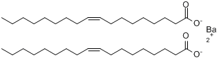 二油酸钡;(Z)-9-十八烯酸钡盐分子式结构图