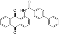 N-(9,10-二氢-9,10-二氧-1-蒽基)-(1,1'-联苯基)-4-甲酰胺分子式结构图