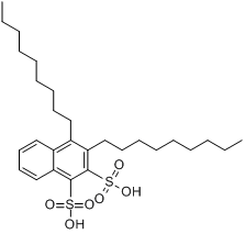 二壬基萘二磺酸分子式结构图