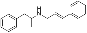 α-甲基-N-(3-苯基-2-丙烯基)苯乙胺;N-肉桂基-α-甲基苯乙胺分子式结构图