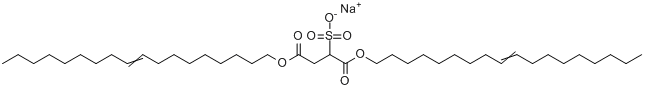 丁二酸-1,4-二-9-十八烯基酯钠盐分子式结构图