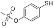4-甲基磺酰氧基苯硫酚分子式结构图
