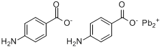 对氨基苯甲酸铅分子式结构图