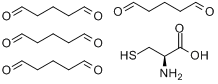 L-半胱氢酸与戊二醛的化合物(1：4)分子式结构图
