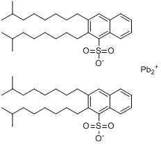 二异壬基萘磺酸铅分子式结构图