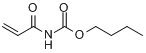 N-丙烯酰氨基甲酸丁酯分子式结构图