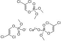 钙敌畏;钙杀威;2,2-二氯乙烯基二甲基磷酸酯;双(2,2-二氯乙烯基甲基磷酸钙]的化合物;敌敌钙;钙杀畏分子式结构图