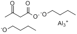 单乙基乙酰乙酸二正丁氧基铝分子式结构图