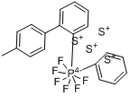 4-甲基苯基二苯基硫鎓六氟磷酸盐分子式结构图
