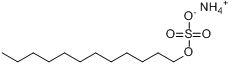 C10-16-烷硫酸酯铵盐分子式结构图