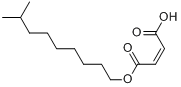 Z-2-丁烯二酸异癸酯分子式结构图