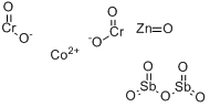 铬酸钴;C.I.颜料绿26分子式结构图