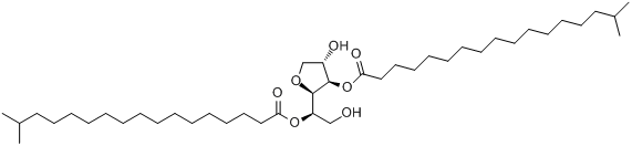 二异十八烷酸山梨糖醇酯分子式结构图