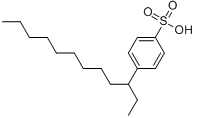 C10-16-烷基苯磺酸;直链烷基苯磺酸分子式结构图