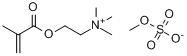 N,N,N-三甲基-2-[(2-甲基-1-氧代-2-丙基)氧]-乙氨甲基硫酸酯分子式结构图