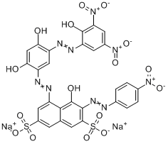 C.I.酸性棕191(第二组成部分)分子式结构图