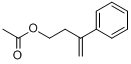 γ-亚甲基苯丙醇乙酸酯分子式结构图