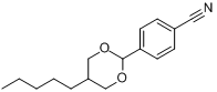 反-4-(5-戊基-1,3-二氧杂环己-2-基)苄腈分子式结构图