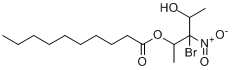 癸酸(2-溴-3-羟基-1-甲基-2-硝基)丁酯分子式结构图