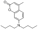 7-二丁基氨基-4-甲基香豆素分子式结构图