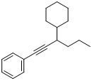 反-1-丙炔基-4-丙基环己基苯分子式结构图