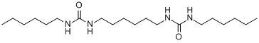 N,N''-1,6-己二基二[N'-己基脲]分子式结构图