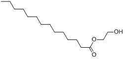 α-(1-氧代十四烷基)-ω-羟基-聚(氧-1,2-亚乙基)分子式结构图