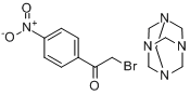 α-溴代-4-硝基苯乙酮六次甲基四胺分子式结构图