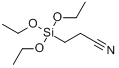 3-三乙氧硅基丙腈分子式结构图