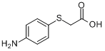 (4-氨基苯基硫)乙酸分子式结构图