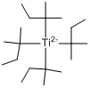 四-2-甲基-2-丁醇基化钛酸酯分子式结构图