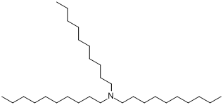 三癸胺;N,N-二癸基癸胺分子式结构图