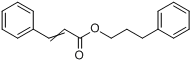 肉桂酸3-苯基丙酯分子式结构图