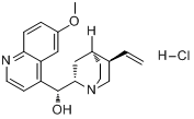 金鸡纳碱单盐酸盐分子式结构图