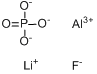 锂磷铝石分子式结构图