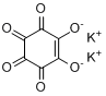 玫瑰红酸钾;玫棕酸钾;玫棕酸钾;5,6-二羟基-5-环己烯-1,2,3,4-四酮二钾盐分子式结构图