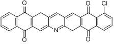 氯-6,15-二氢-5,9,14,18-二蒽并[1,2-1',2]哒嗪四酮分子式结构图