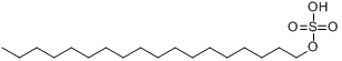 硫酸单十八烷基酯分子式结构图